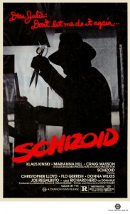 Schizoid (1980) [US poster]